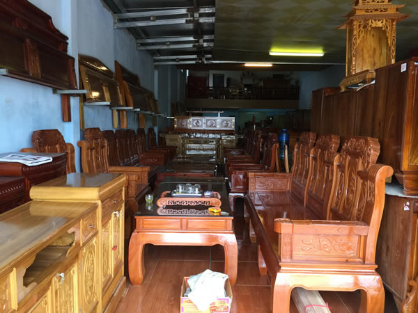Đồ gỗ Sơn Giang - Làng Mộc Đức Bình, Thái Yên