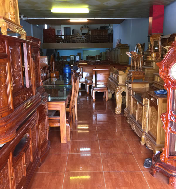 Đồ gỗ Sơn Giang - Làng Mộc Đức Bình, Thái Yên