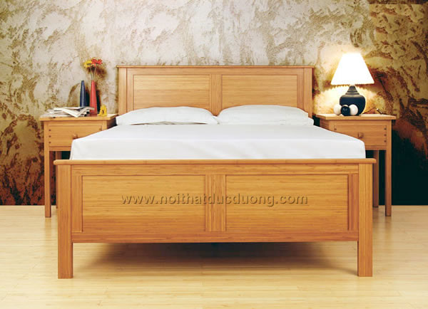Giường gỗ dổi