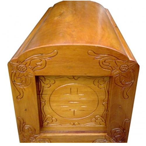 Hòm gỗ vàng tâm